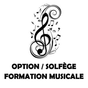 option / solfège f.m